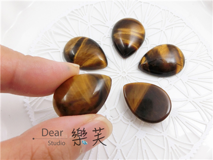 18x25mm水滴型蛋面虎眼石