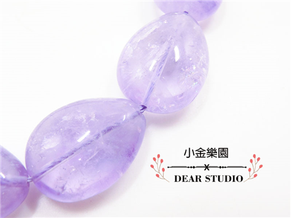12*16mm水滴型紫水晶(淺)