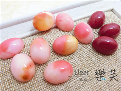 15*20*10mm特厚蛋面新白玉