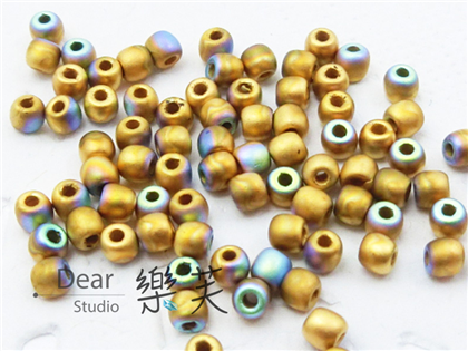 BEADSMITH圓珠(五彩金) - DK0200030