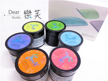 6色造花液+迷你UV燈新手包
