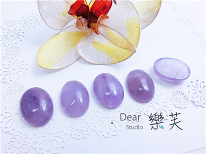 15*20*6.5mm橢圓蛋面紫水晶