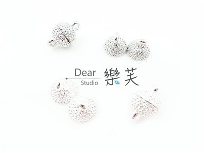 8mm圓型磁釦(銀/鎳色)