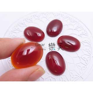 15*20*5mm橢圓蛋面紅瑪瑙