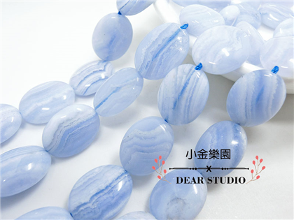 12*16mm橢圓藍紋瑪瑙